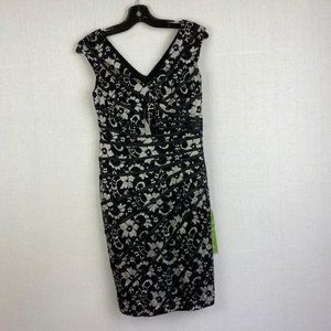 S.L. FASHION Floral-pattern Missy Dress NWT